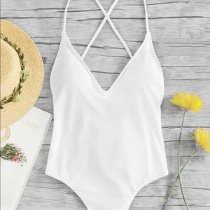 Brand new white one piece